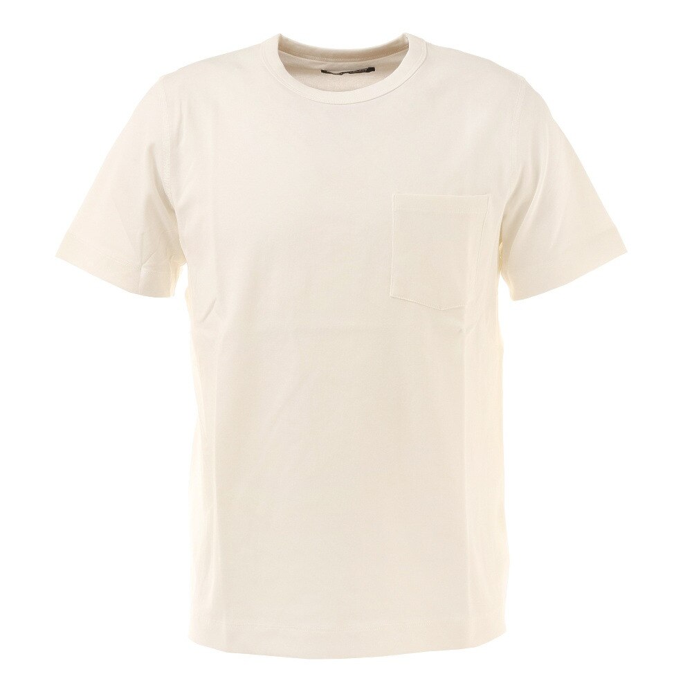  Tシャツ 半袖 クルーネック フラットシーマ TCPUCN-20SRL WHT