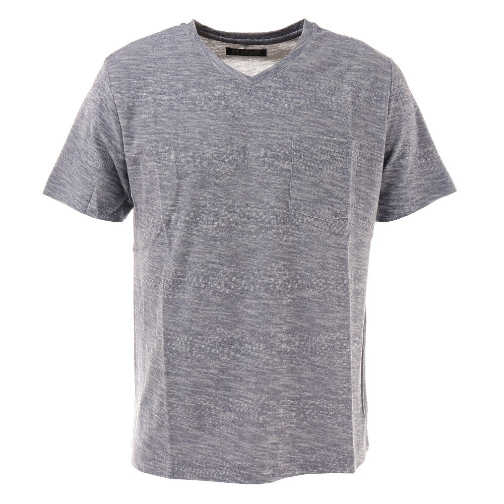  Tシャツ 半袖 Vネック スラブ TCPUVN-20SRL NVY