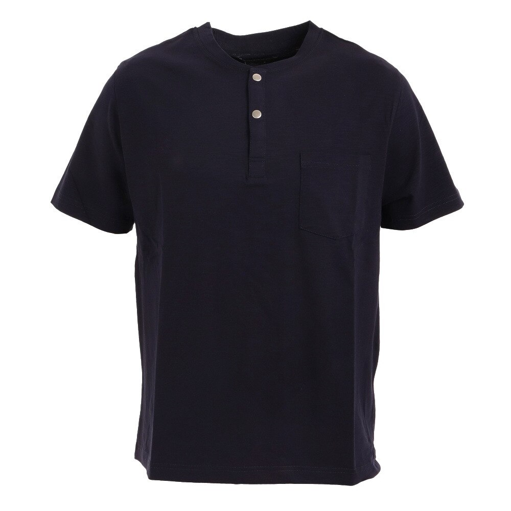  Tシャツ 半袖 スラブ ヘンリーネックシャツ TSLVHN-20SRL  NVY