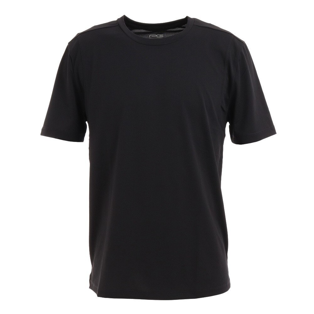  洗っても機能が続く UV 吸汗速乾 Arm vent 半袖Tシャツ 863PG1DSK6769 BLK