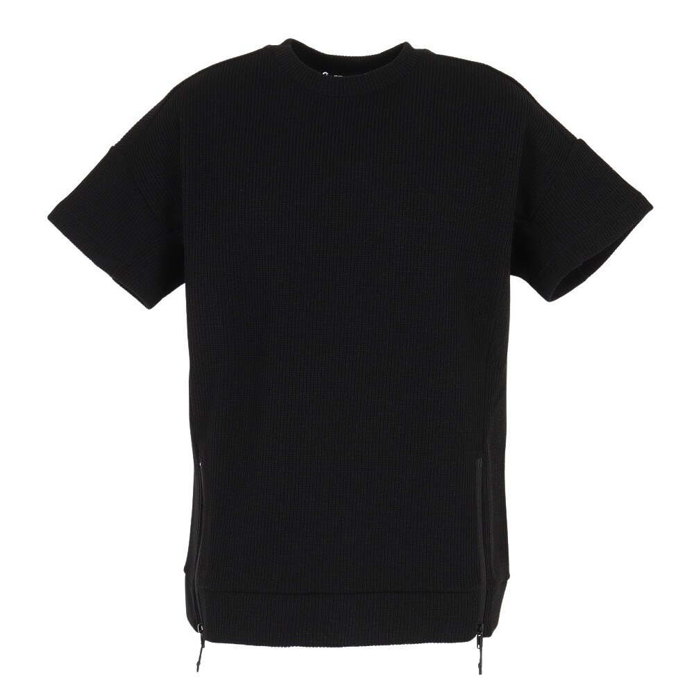  クォーターニットTシャツ 863GM1UK6830 BLK