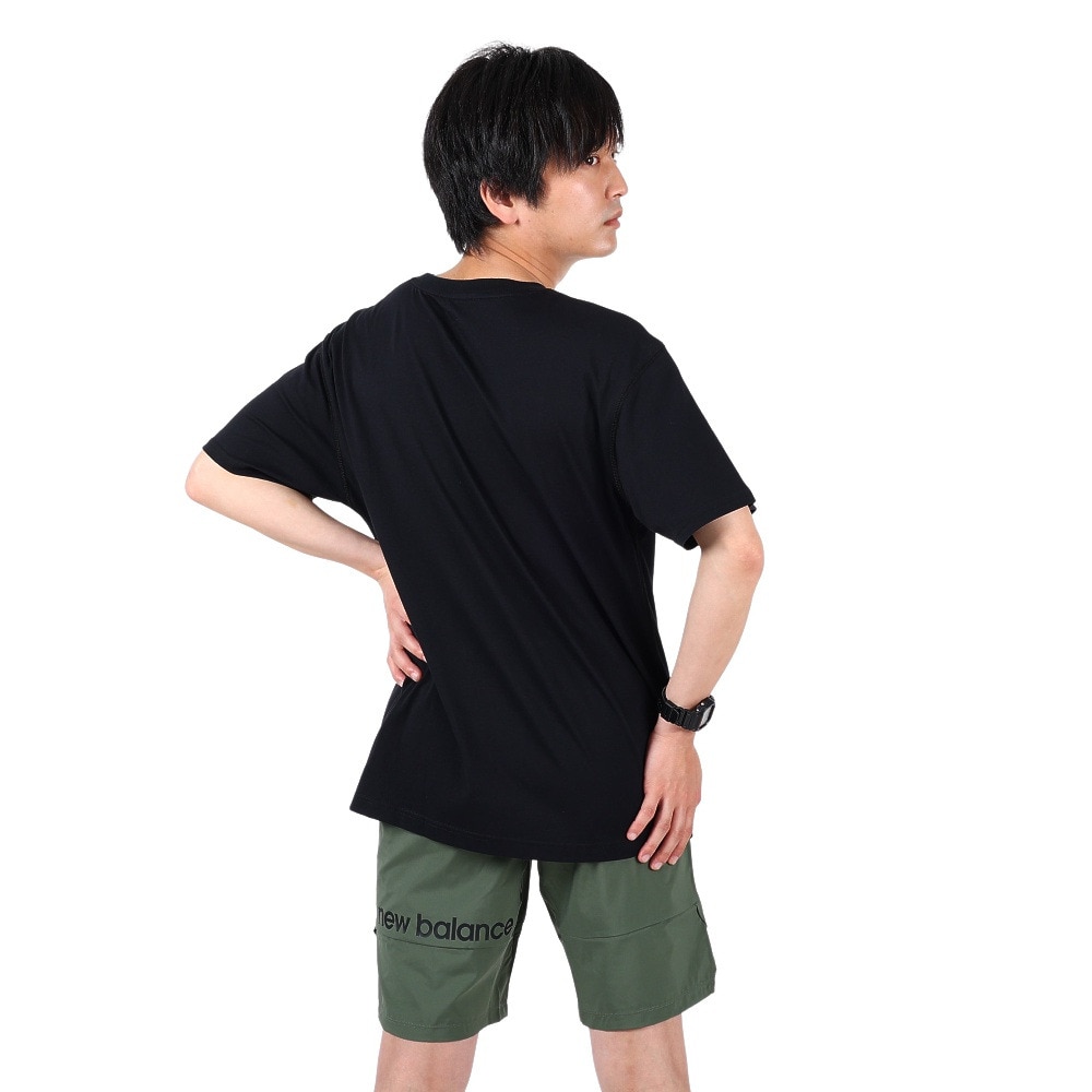 ニューバランス（new balance）（メンズ）半袖Tシャツ メンズ Essentials uni-ssentials UT21503BK