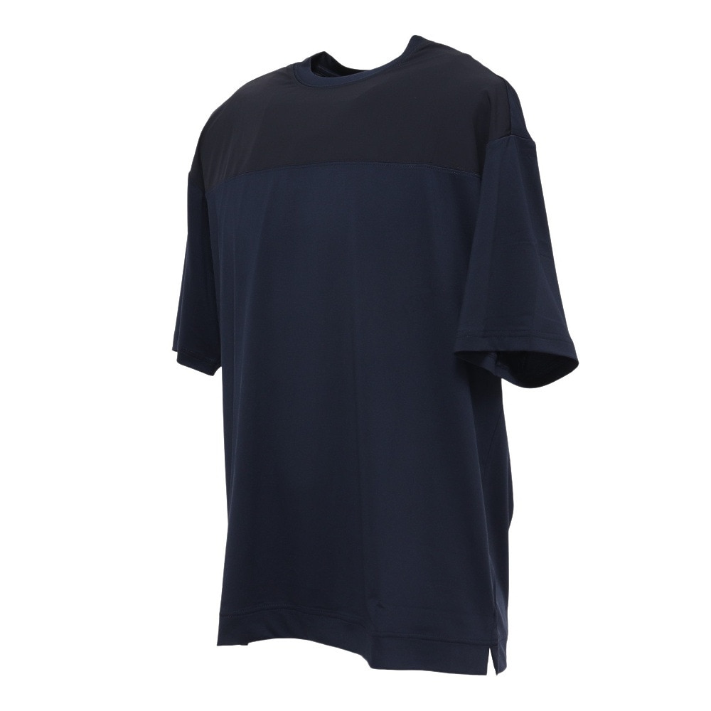 ウィッテム（HUITIEME）（メンズ）半袖Tシャツ メンズ フロントハイブリット  191-26445-098