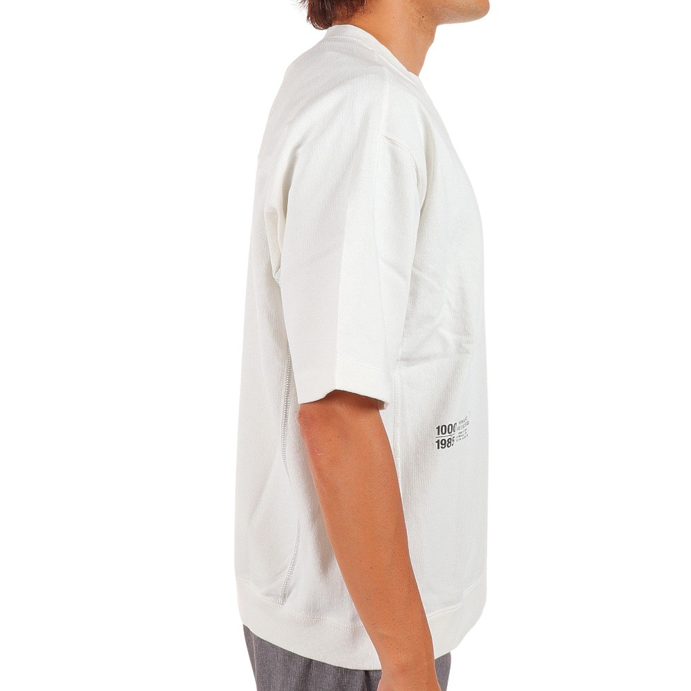 ニューバランス（new balance）（メンズ）半袖Tシャツ メンズ 白 1000 R AMT25067SST