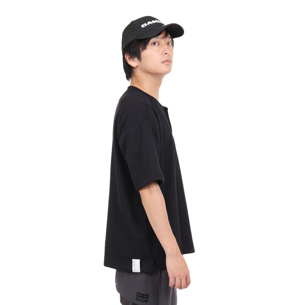 オークリー（OAKLEY）（メンズ）半袖シャツ メンズ 吸汗速乾 ESSEN KNIT THER FOA405354-02E