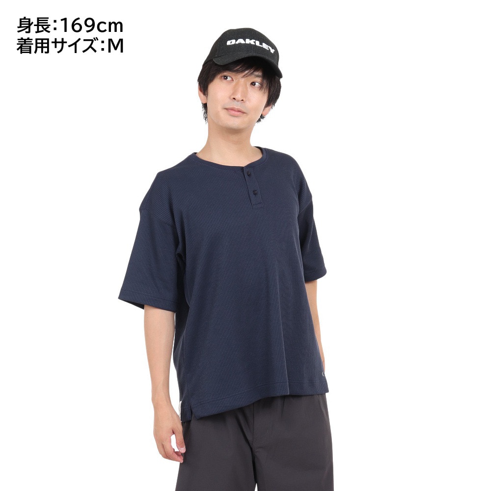 オークリー（OAKLEY）（メンズ）半袖シャツ メンズ 吸汗速乾 ESSEN KNIT THER FOA405354-6FB