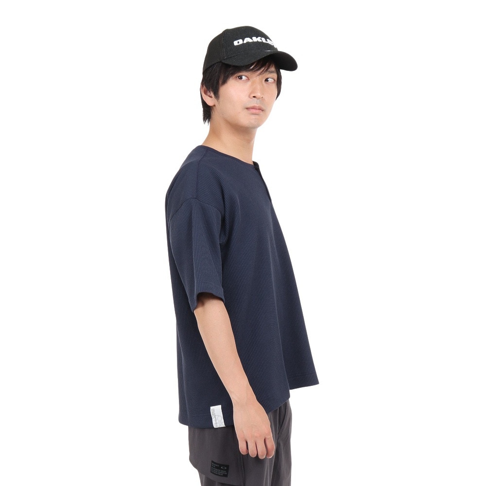 オークリー（OAKLEY）（メンズ）半袖シャツ メンズ 吸汗速乾 ESSEN KNIT THER FOA405354-6FB