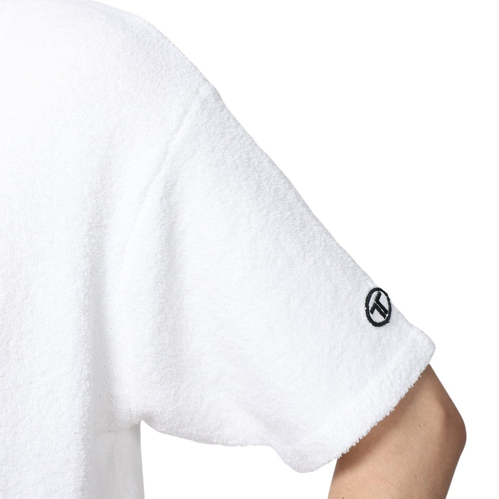 テリック（TELIC）（メンズ）半袖Tシャツ メンズ シャギーニットTシャツ 23SSTE-003 WHT