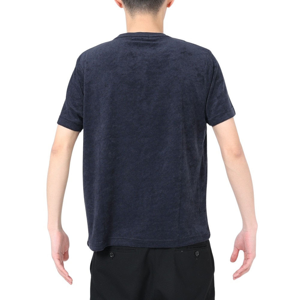 テリック（TELIC）（メンズ）半袖Tシャツ メンズ パイルヘンリーネックTシャツ TL-C025TS NV