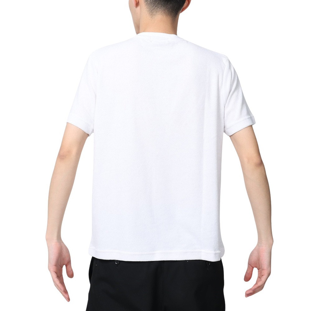 テリック（TELIC）（メンズ）半袖Tシャツ メンズ パイルヘンリーネックTシャツ TL-C025TS WHT
