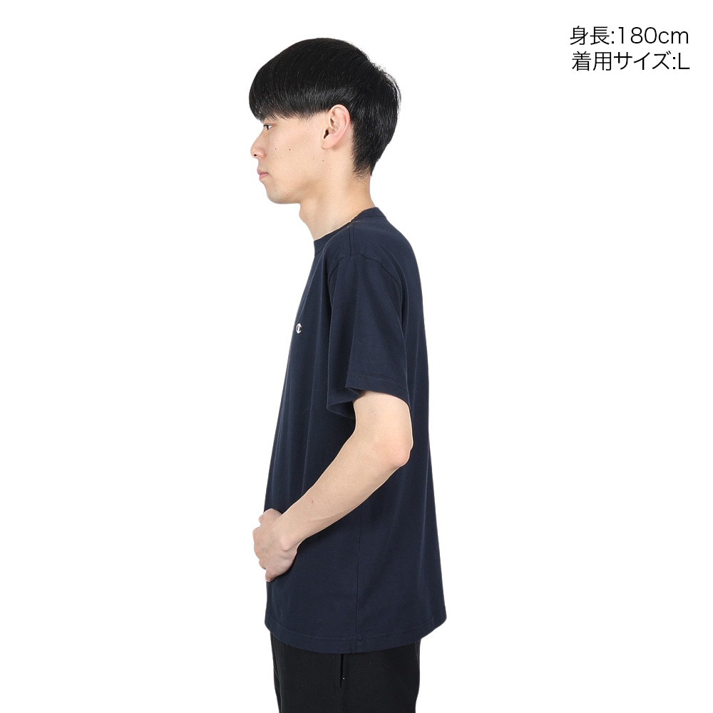 チャンピオン-ヘリテイジ（CHAMPION-HERITAGE）（メンズ）半袖Tシャツ 黒 メンズ C3-X352 370