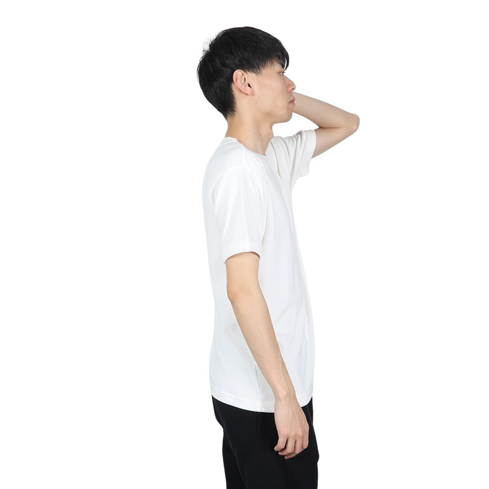 チャンピオン-ヘリテイジ（CHAMPION-HERITAGE）（メンズ）半袖Tシャツ メンズ 白 ワンポイント C3-X359 010