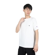 (メンズ)半袖Tシャツ メンズ 白 ワンポイント C3-X359 010