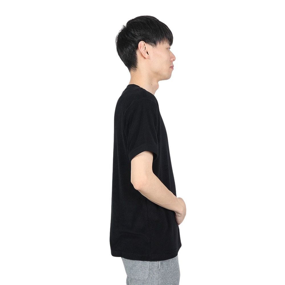 チャンピオン-ヘリテイジ（CHAMPION-HERITAGE）（メンズ）半袖Tシャツ メンズ 黒 ワンポイント C3-X359 090
