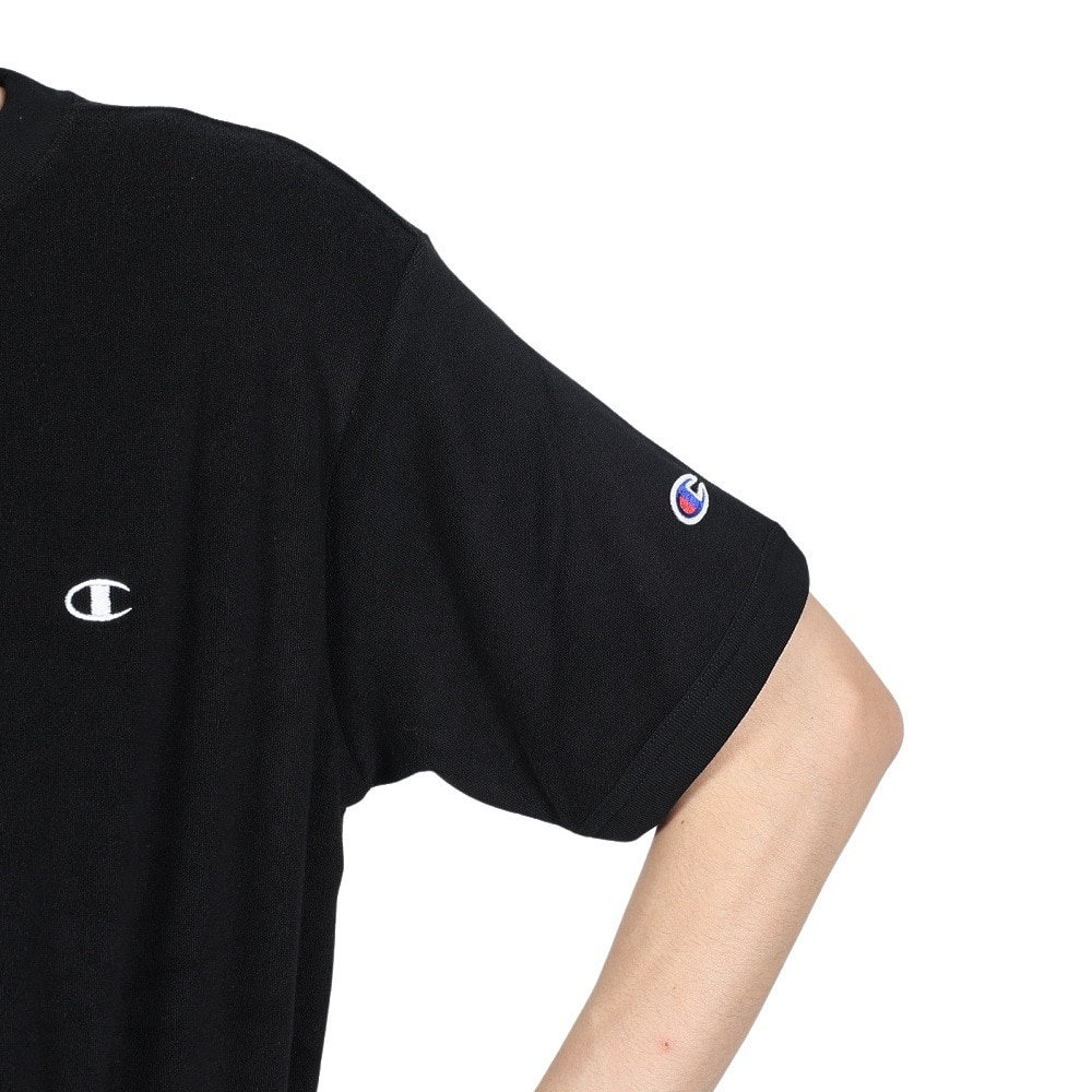 チャンピオン-ヘリテイジ（CHAMPION-HERITAGE）（メンズ）半袖Tシャツ メンズ 黒 ワンポイント C3-X359 090