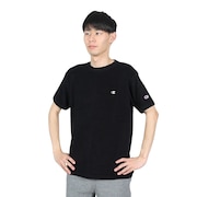 (メンズ)半袖Tシャツ メンズ 黒 ワンポイント C3-X359 090