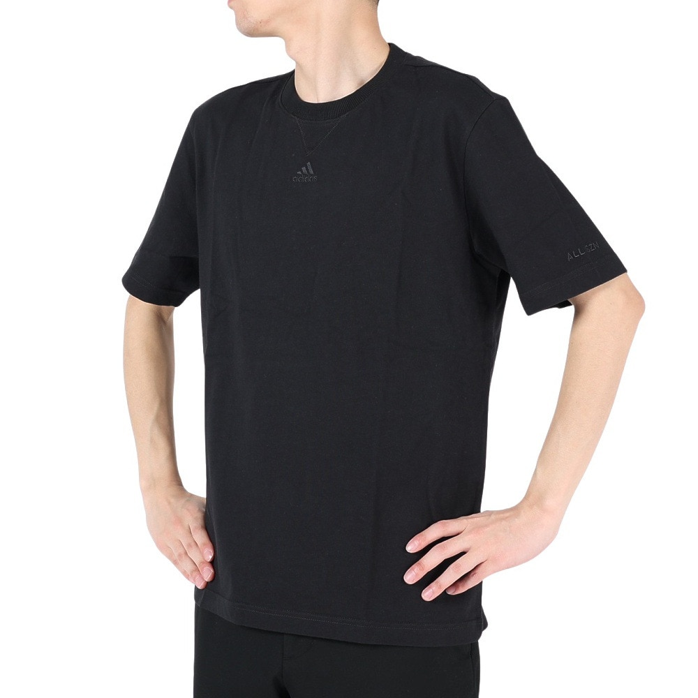 アディダス（adidas）（メンズ）半袖シャツ メンズ ALLSZN ECR84-IC9793 ブラック