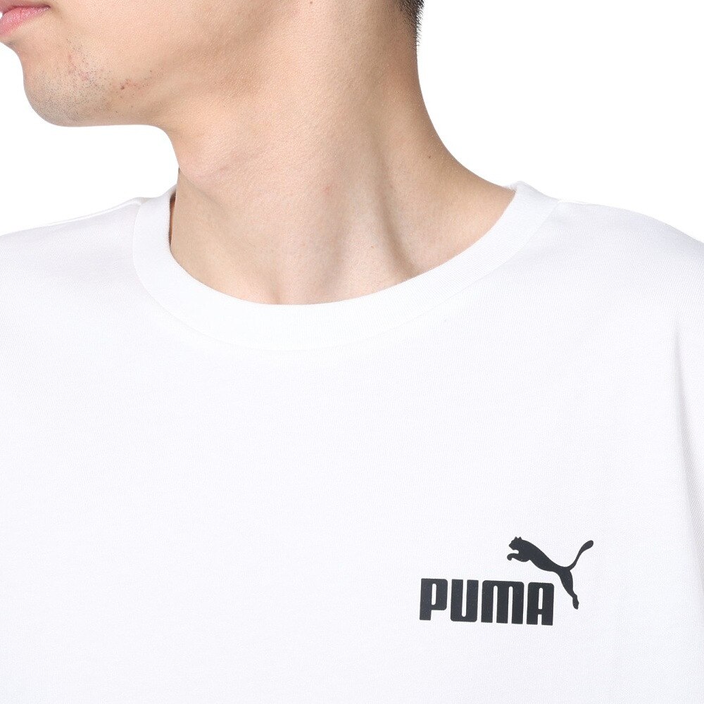 プーマ（PUMA）（メンズ）半袖Tシャツ メンズ POWER カラーブロック 674926 02 WHT