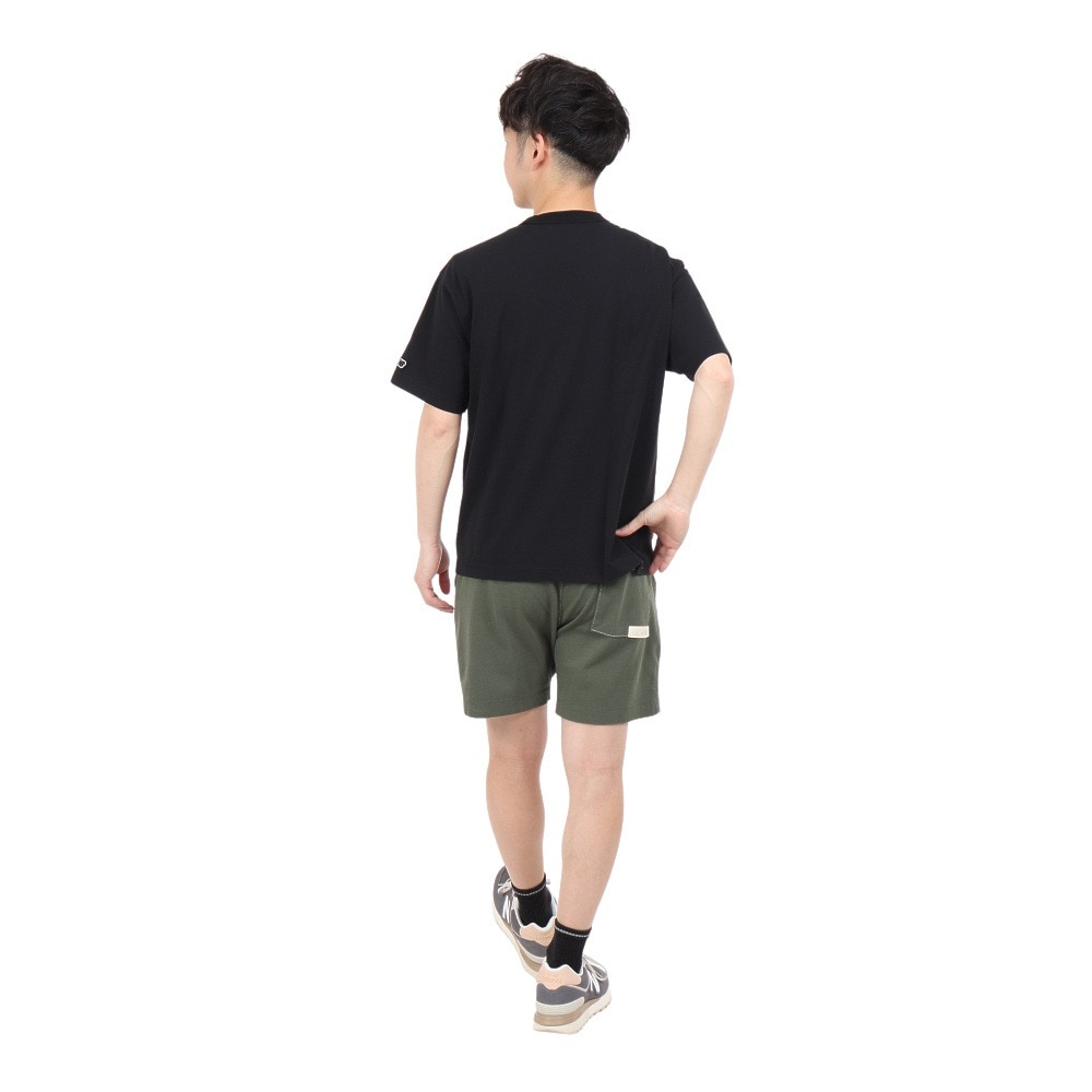 ニューバランス（new balance）（メンズ）半袖Tシャツ メンズ 黒 900 ベーシックTシャツ AMT35008BK
