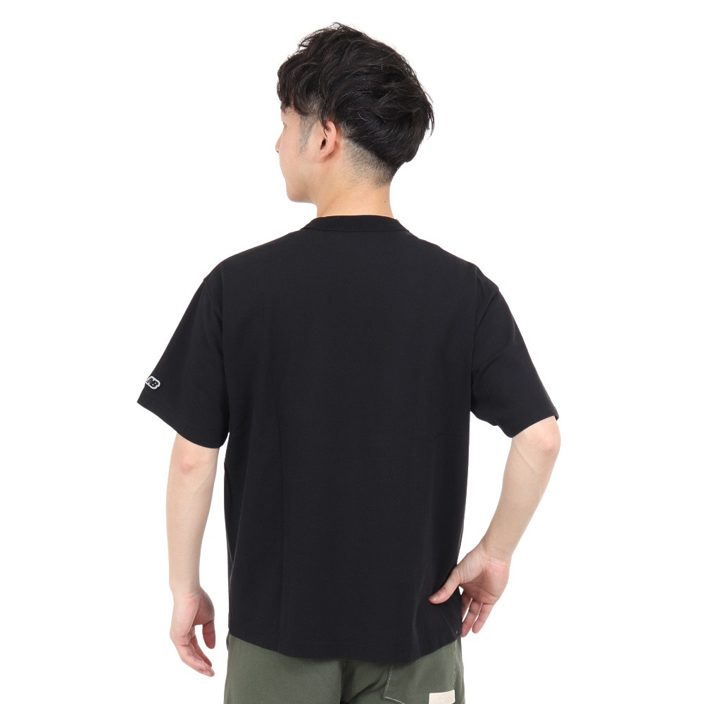 ニューバランス（new balance）（メンズ）半袖Tシャツ メンズ 黒 900 ベーシックTシャツ AMT35008BK