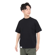 (メンズ)半袖Tシャツ メンズ 黒 900 ベーシックTシャツ AMT35008BK