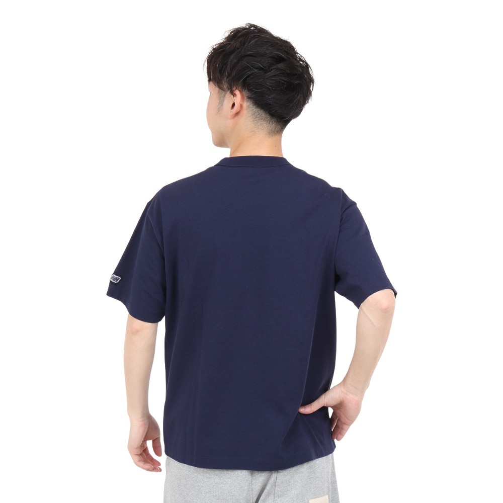 ニューバランス（new balance）（メンズ）半袖Tシャツ メンズ 900 ベーシックTシャツ AMT35008PGM