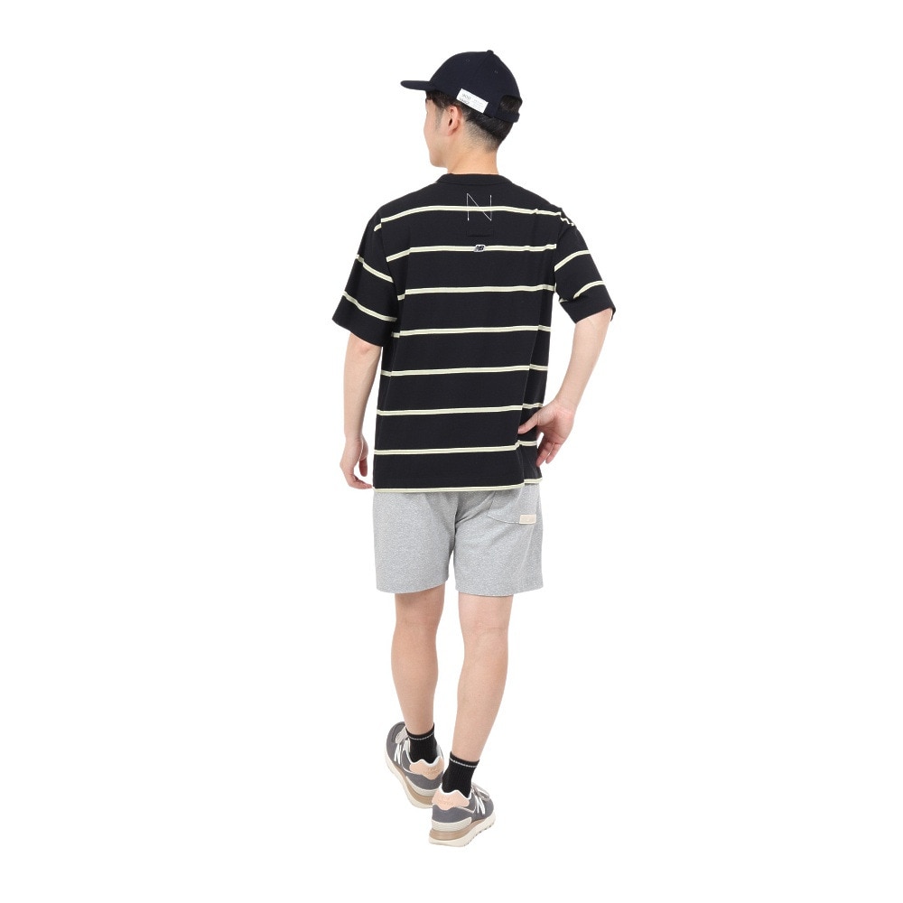 ニューバランス（new balance）（メンズ）半袖Tシャツ メンズ 900 ストライプ AMT35009BM
