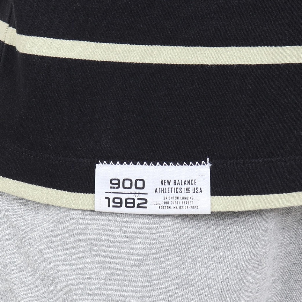 ニューバランス（new balance）（メンズ）半袖Tシャツ メンズ 900 ストライプ AMT35009BM