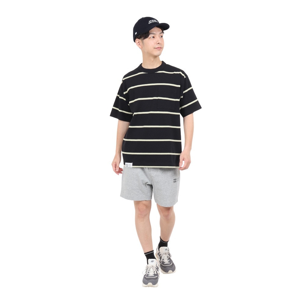 ニューバランス（new balance）（メンズ）半袖Tシャツ メンズ 900 ストライプ AMT35009BM