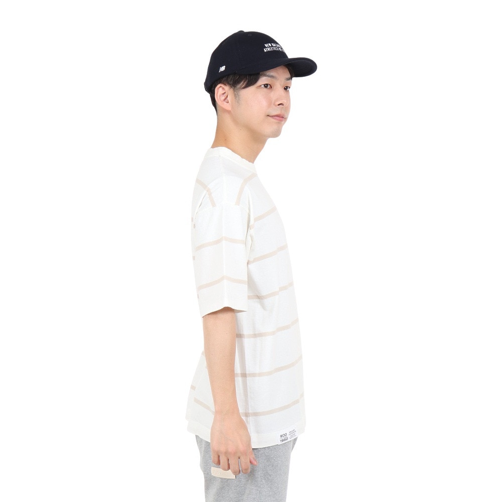 ニューバランス（new balance）（メンズ）半袖Tシャツ メンズ 900 ストライプ AMT35009WM