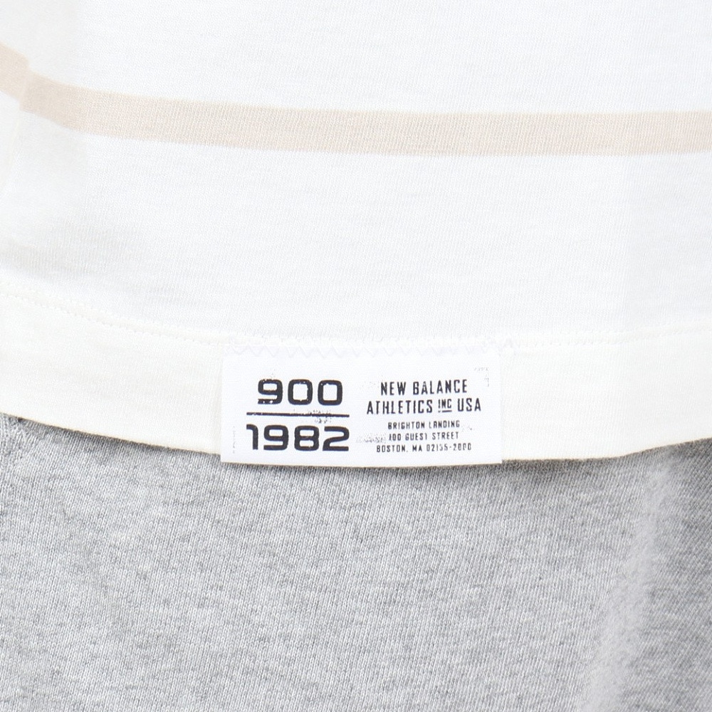 ニューバランス（new balance）（メンズ）半袖Tシャツ メンズ 900 ストライプ AMT35009WM