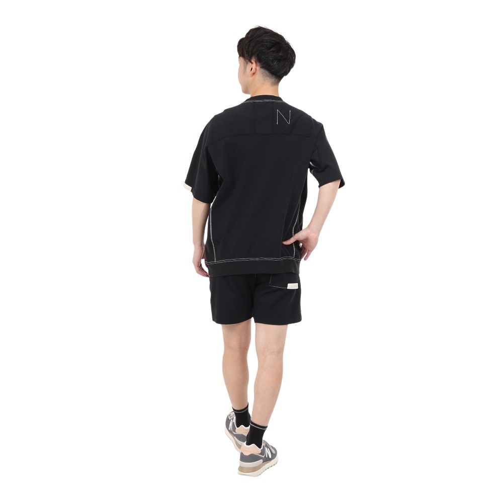 ニューバランス（new balance）（メンズ）半袖Tシャツ メンズ 黒 1000 オーバーサイズフィット AMT35028BK