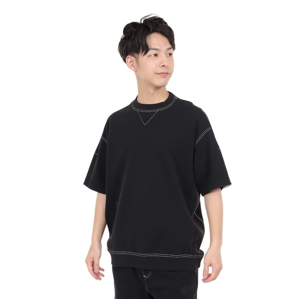 ニューバランス（new balance）（メンズ）半袖Tシャツ メンズ 黒 1000 オーバーサイズフィット AMT35028BK