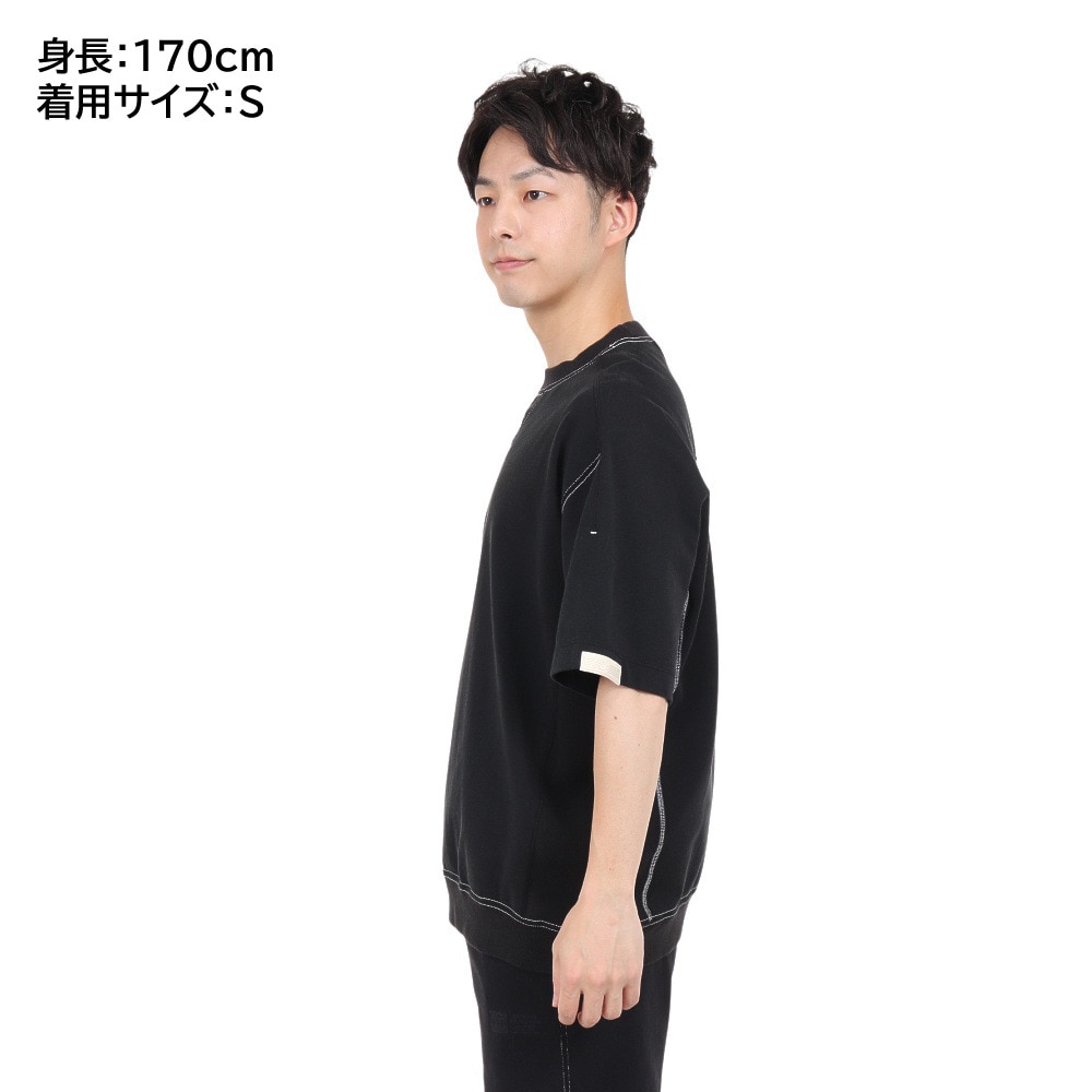 ニューバランス（new balance）（メンズ）半袖Tシャツ メンズ 黒 1000 オーバーサイズフィット AMT35028BK