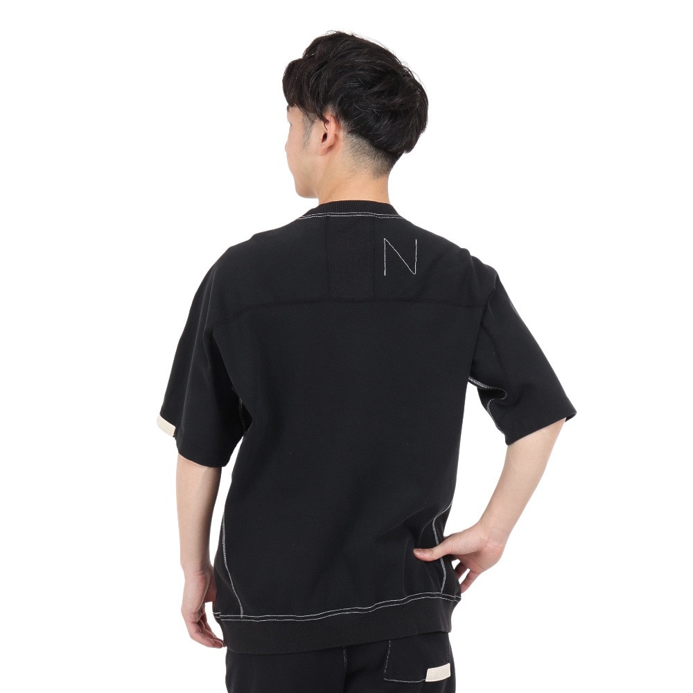 ニューバランス（new balance）（メンズ）半袖Tシャツ メンズ 黒 1000 オーバーサイズフィット AMT35028BK