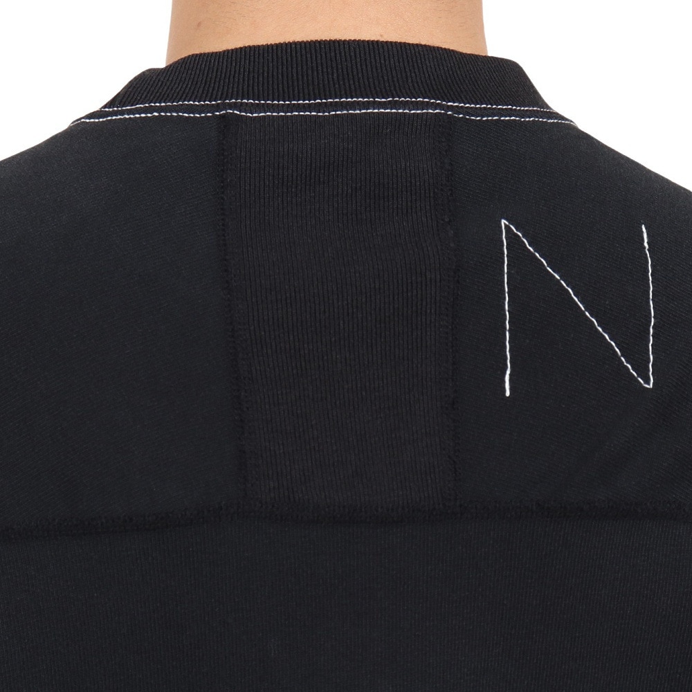 ニューバランス（new balance）（メンズ）半袖Tシャツ メンズ 黒 1000 オーバーサイズフィット AMT35028BK
