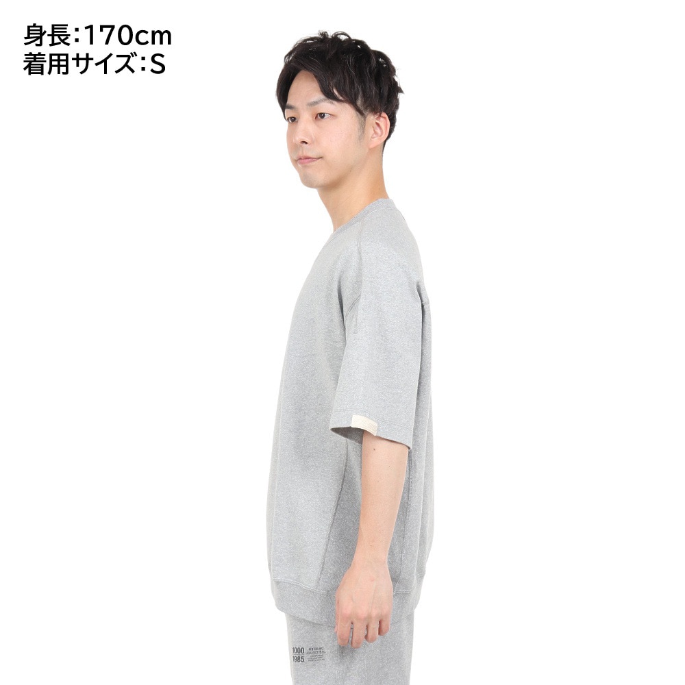 ニューバランス（new balance）（メンズ）半袖Tシャツ メンズ 1000 オーバーサイズフィット AMT35028HGR