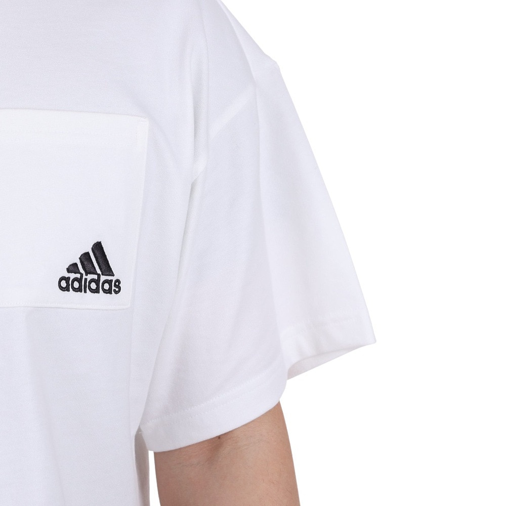 アディダス（adidas）（メンズ）オーバーサイズ シルエット ヘビーコットン ポケットTシャツ IJG09-IK4288