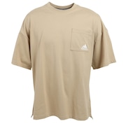 アディダス（adidas）（メンズ）半袖Tシャツ メンズ オーバーサイズ シルエット  IJG09-IK4290