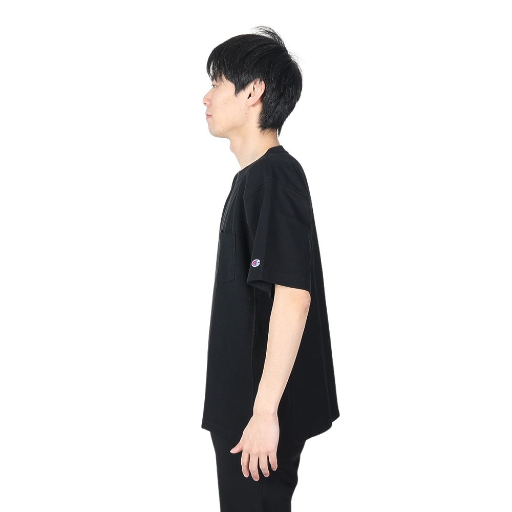 チャンピオン-ヘリテイジ（CHAMPION-HERITAGE）（メンズ、レディース）リバースウィーブ リラックス 半袖ポケットTシャツ C3-Z319 090