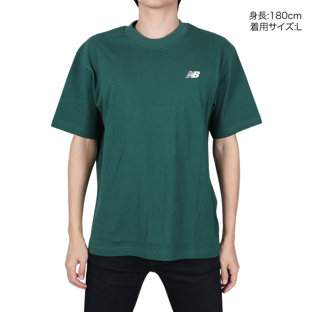 ニューバランス（new balance）（メンズ）スモールロゴ 半袖Tシャツ MT41509NWG