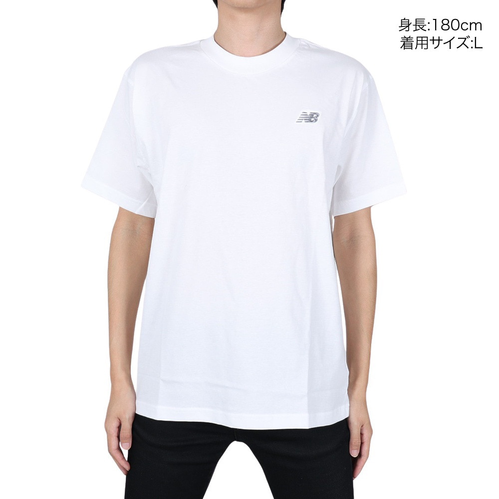 ニューバランス（new balance）（メンズ）スモールロゴ 半袖Tシャツ MT41509WT