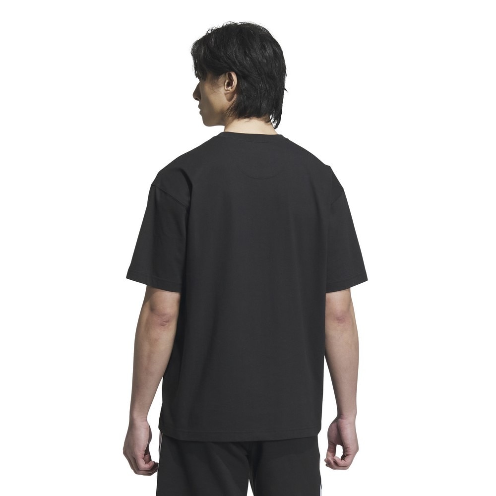 アディダス（adidas）（メンズ）エッセンシャルズ プラス ルーズフィット スモールロゴ 半袖Tシャツ KWE94-JF3910