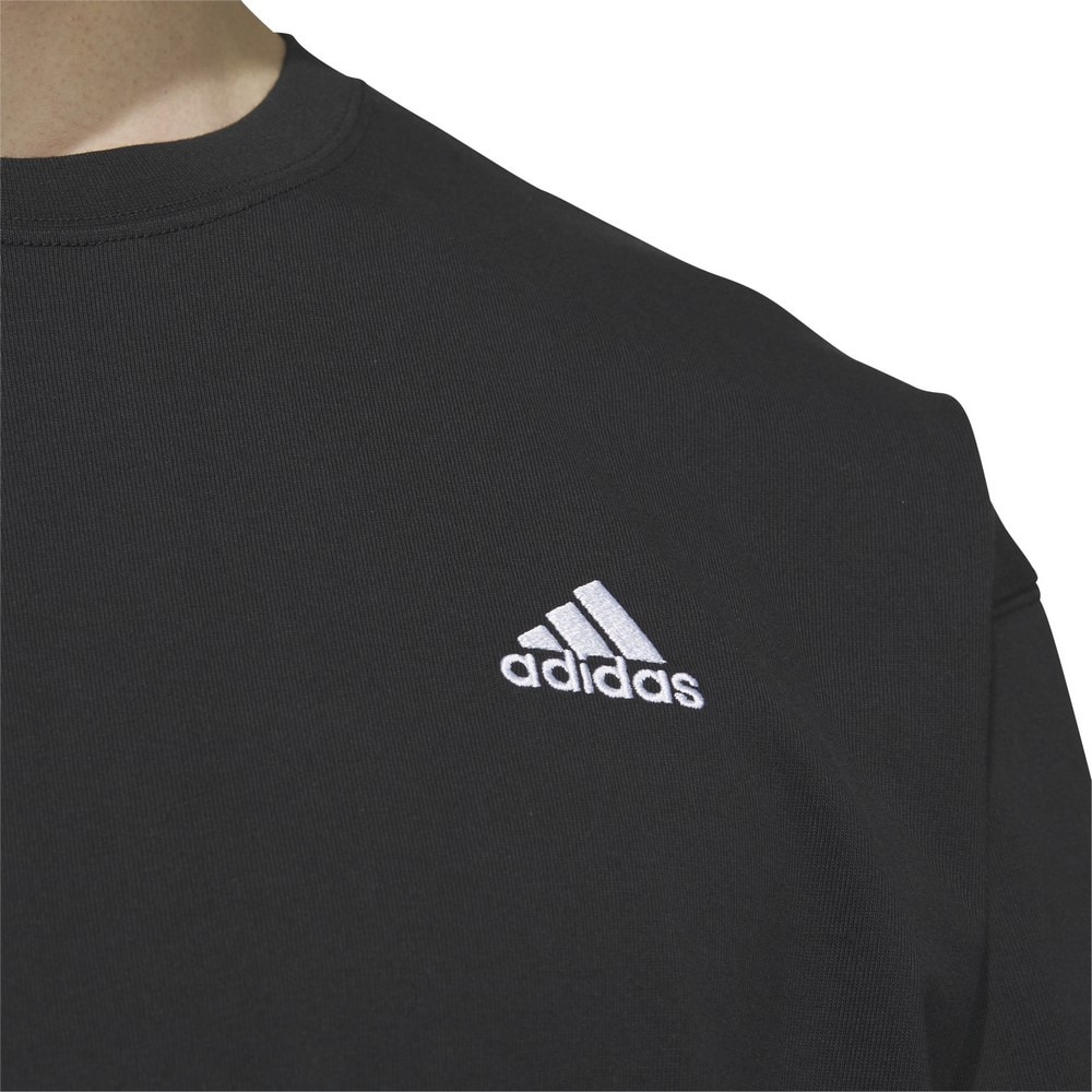アディダス（adidas）（メンズ）エッセンシャルズ プラス ルーズフィット スモールロゴ 半袖Tシャツ KWE94-JF3910