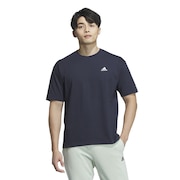 アディダス（adidas）（メンズ）エッセンシャルズ プラス ルーズフィット スモールロゴ 半袖Tシャツ KWE94-JF3911