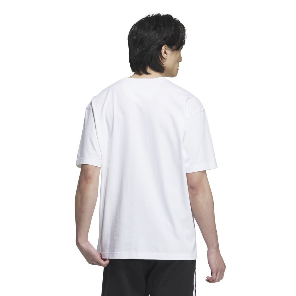 アディダス（adidas）（メンズ）エッセンシャルズ プラス ルーズフィット スモールロゴ 半袖Tシャツ KWE94-JF3962