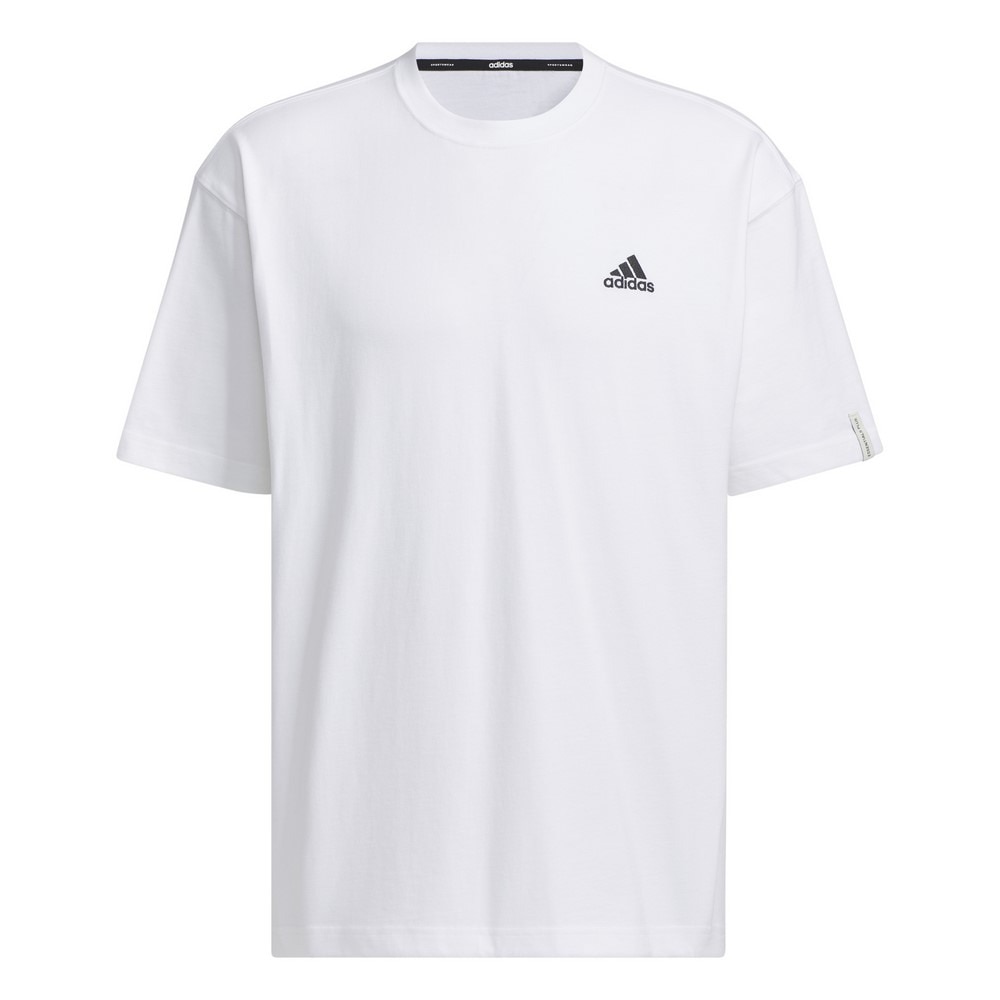アディダス（adidas）（メンズ）エッセンシャルズ プラス ルーズフィット スモールロゴ 半袖Tシャツ KWE94-JF3962