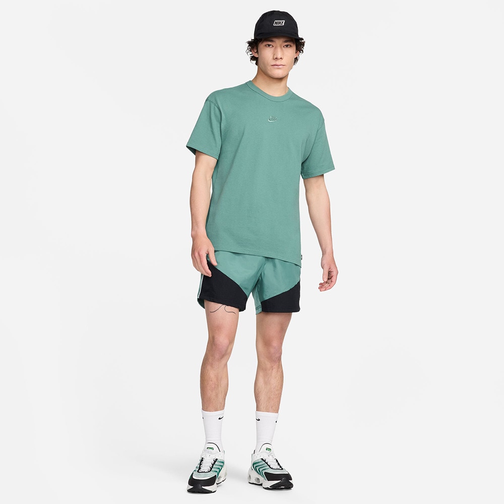 ナイキ（NIKE）（メンズ）Tシャツ 半袖 スポーツウェア プレミアム エッセンシャル 無地 ワンポイント DO7393-361