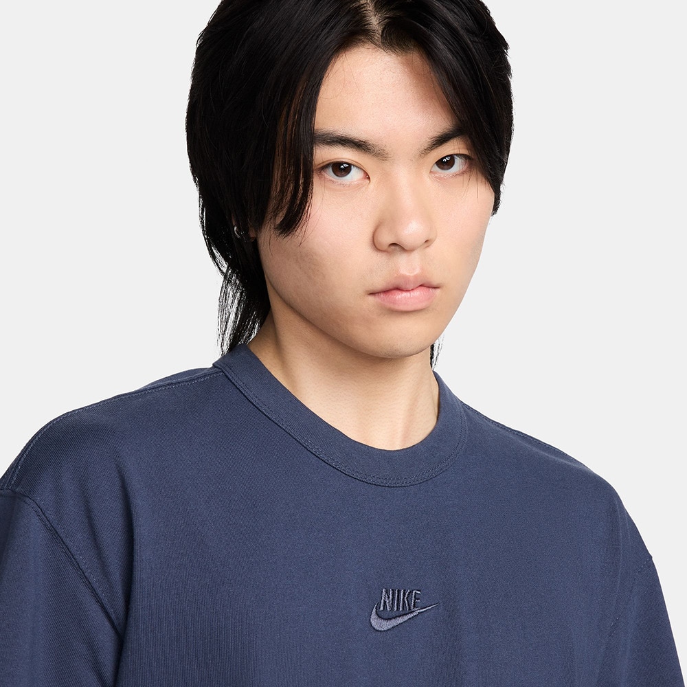 ナイキ（NIKE）（メンズ）Tシャツ 半袖 スポーツウェア プレミアム エッセンシャル 無地 ワンポイントDO7393-437