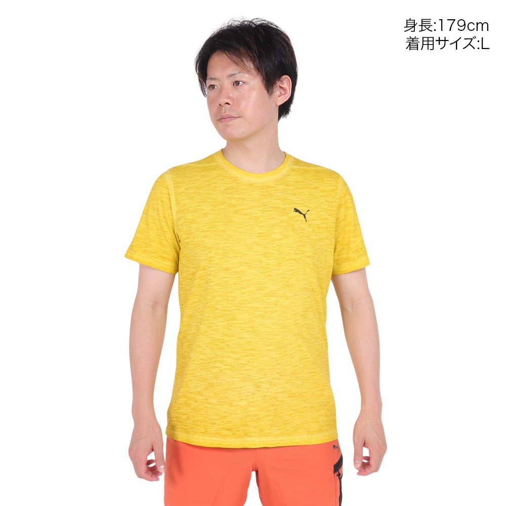 プーマ（PUMA）（メンズ）スタジオ ファンデーション ウォッシュ 半袖Tシャツ 523697 41 YEL